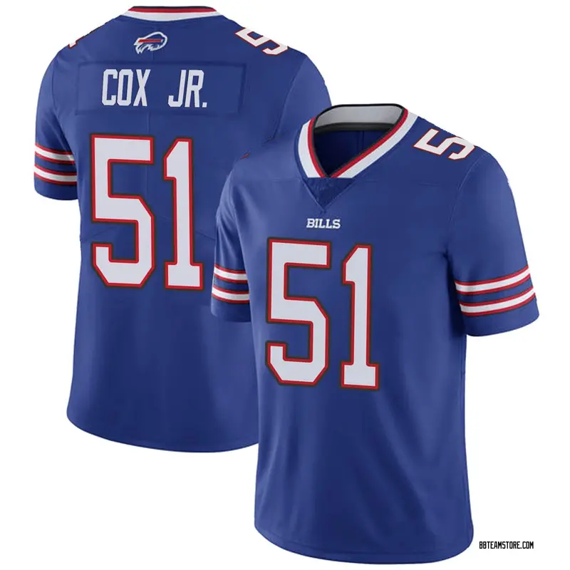 Men's Bryan Cox Jr. Buffalo Bills Team Color Vapor Untouchable Jersey ...