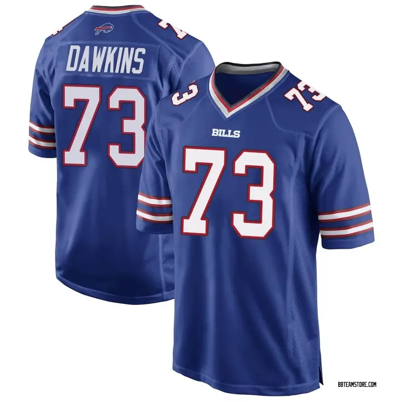 Men's Dion Dawkins Buffalo Bills Team Color Jersey - Royal Blue Game