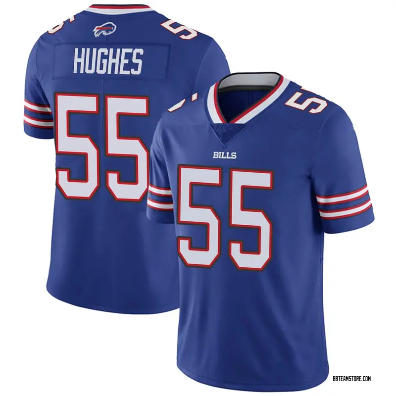 Men's Jerry Hughes Buffalo Bills Team Color Vapor Untouchable Jersey ...