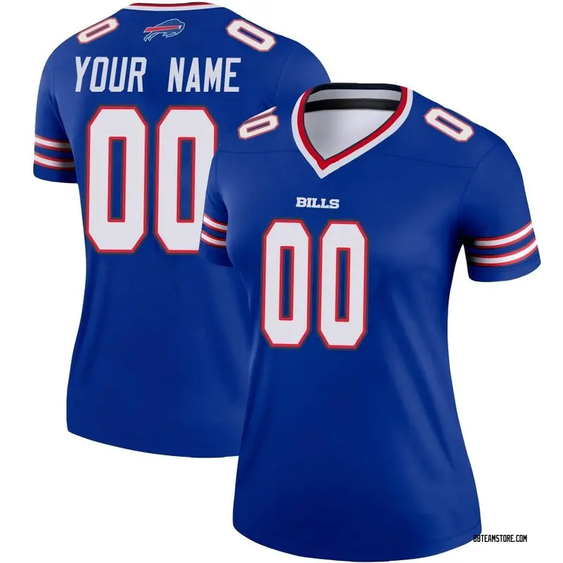 Women's Custom Buffalo Bills Jersey - Royal Legend