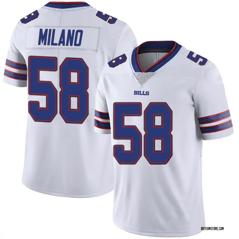 Youth Matt Milano Buffalo Bills Color Rush Vapor Untouchable Jersey ...